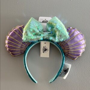 Disney Purple and Green Mermaid Headband